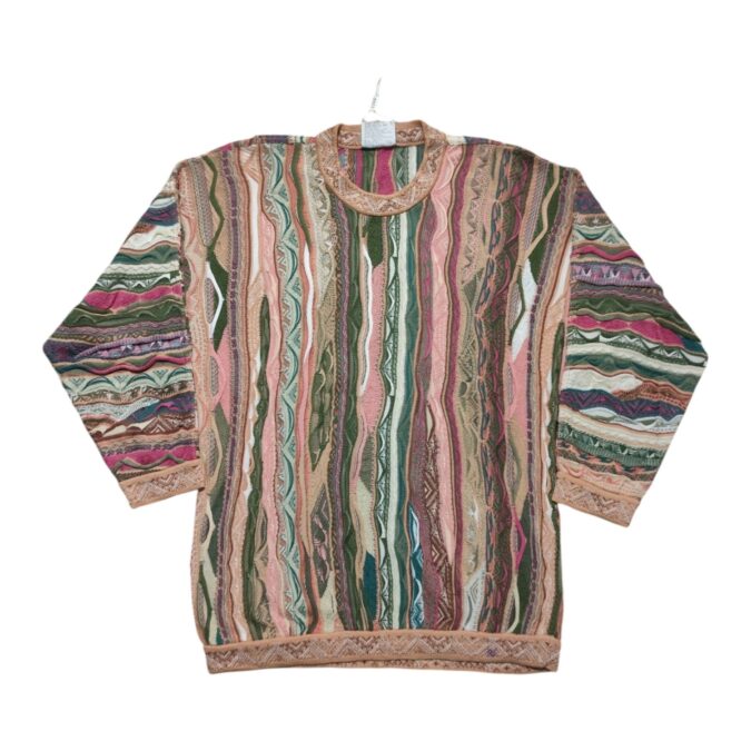 Vintage Coogi Cream Multi Color