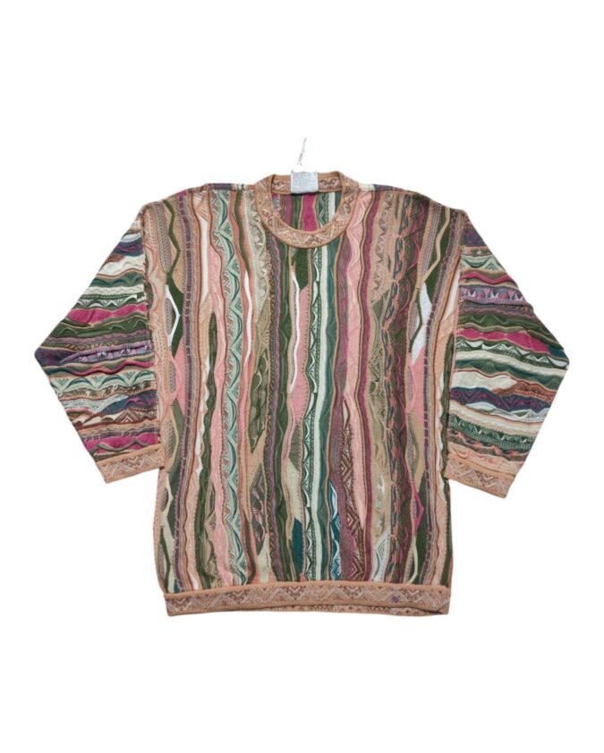 Vintage Coogi Cream Multi Color