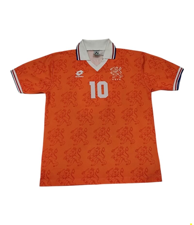 1994/95 Holland Home Football Shirt Lotto #10 Bergkamp