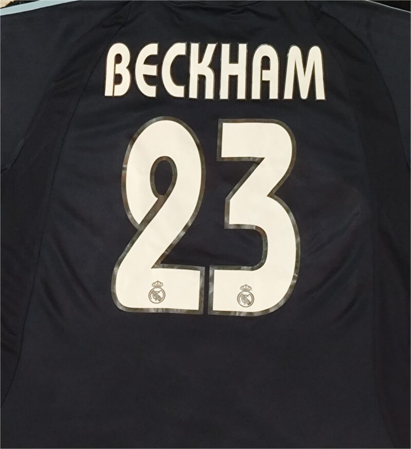 Jersey 2003-04 Real Madrid Away Shirt Beckham #23 - Image 4