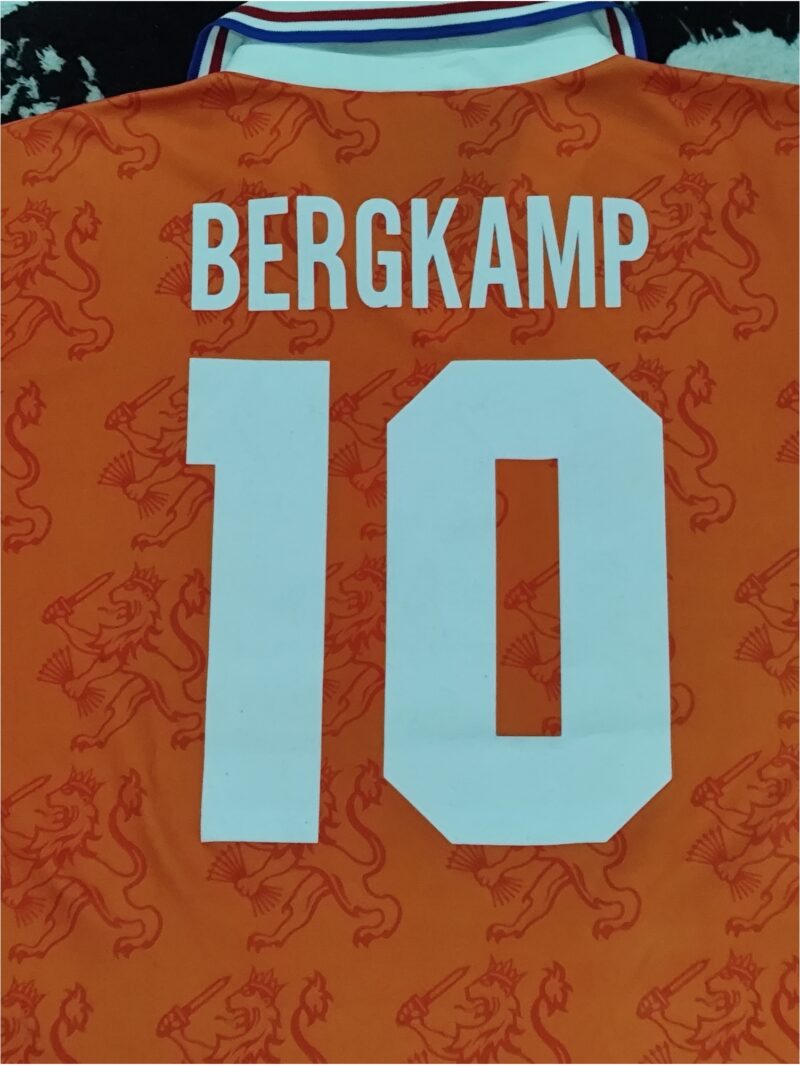 1994/95 Holland Home Football Shirt Lotto #10 Bergkamp - Image 4