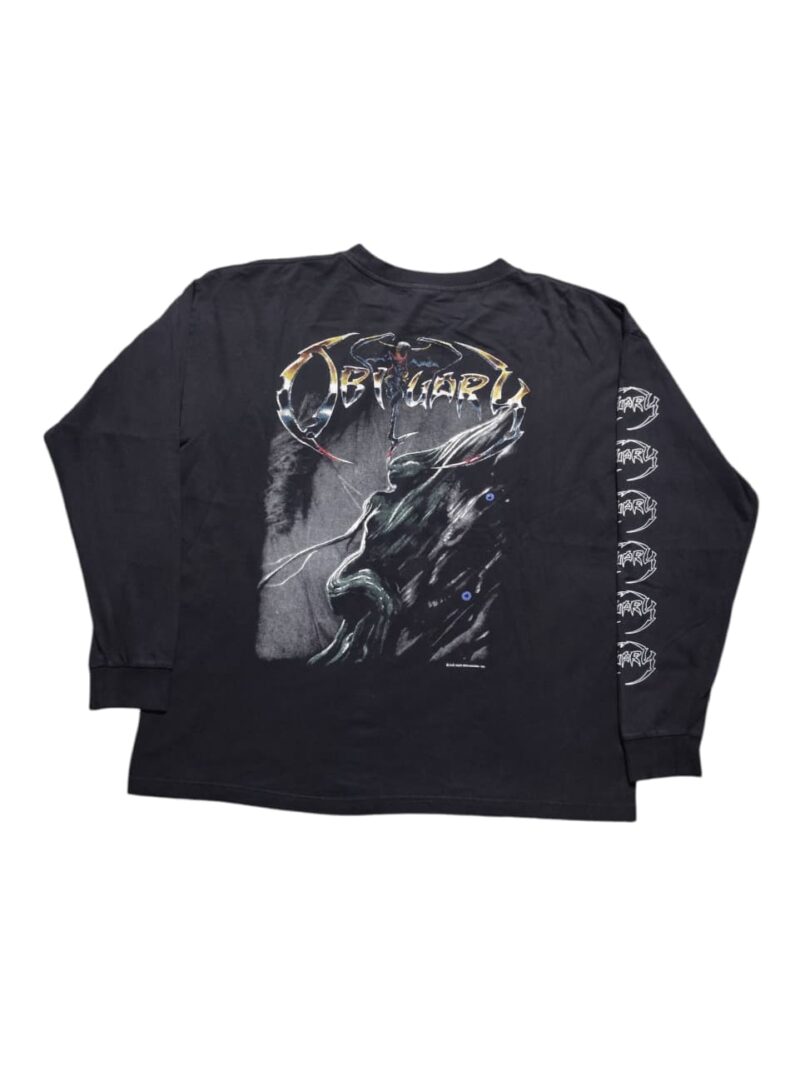 Vintage Obituary Long Sleeve - Image 2