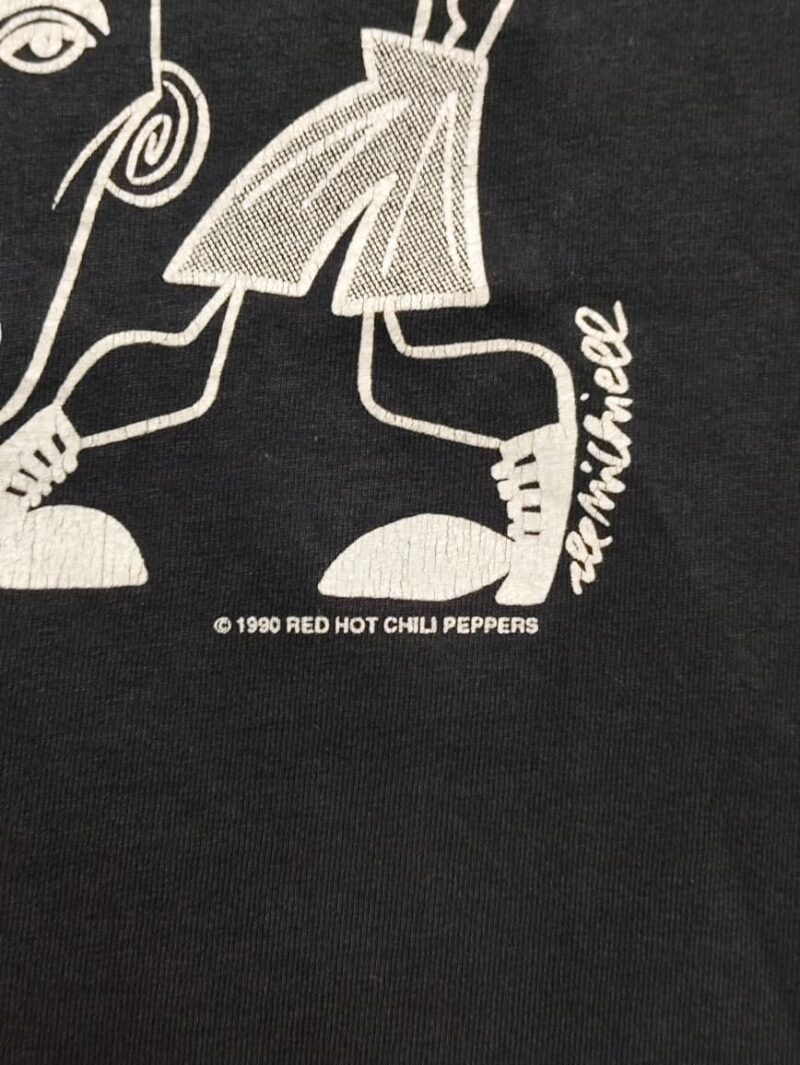 Vintage 90s Red Hot Chili Peppers (RHCP) Picasso Art Shirt - Image 6