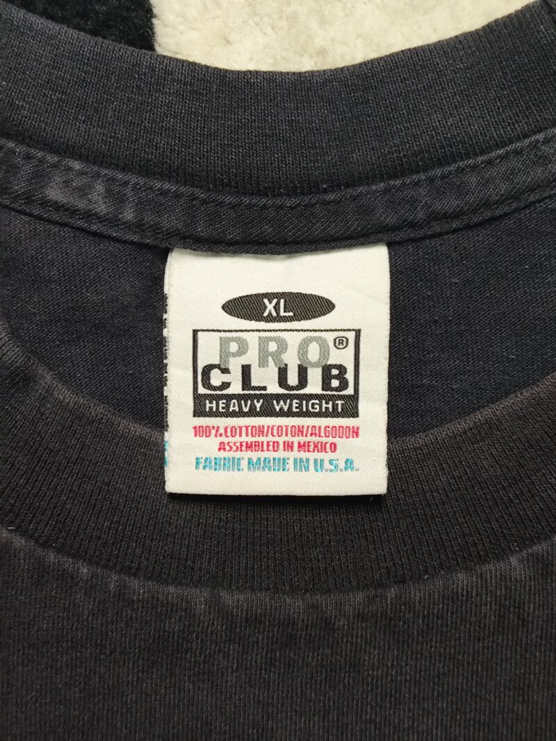 Vintage Blank Tee Pro club Heavy weight - Image 3