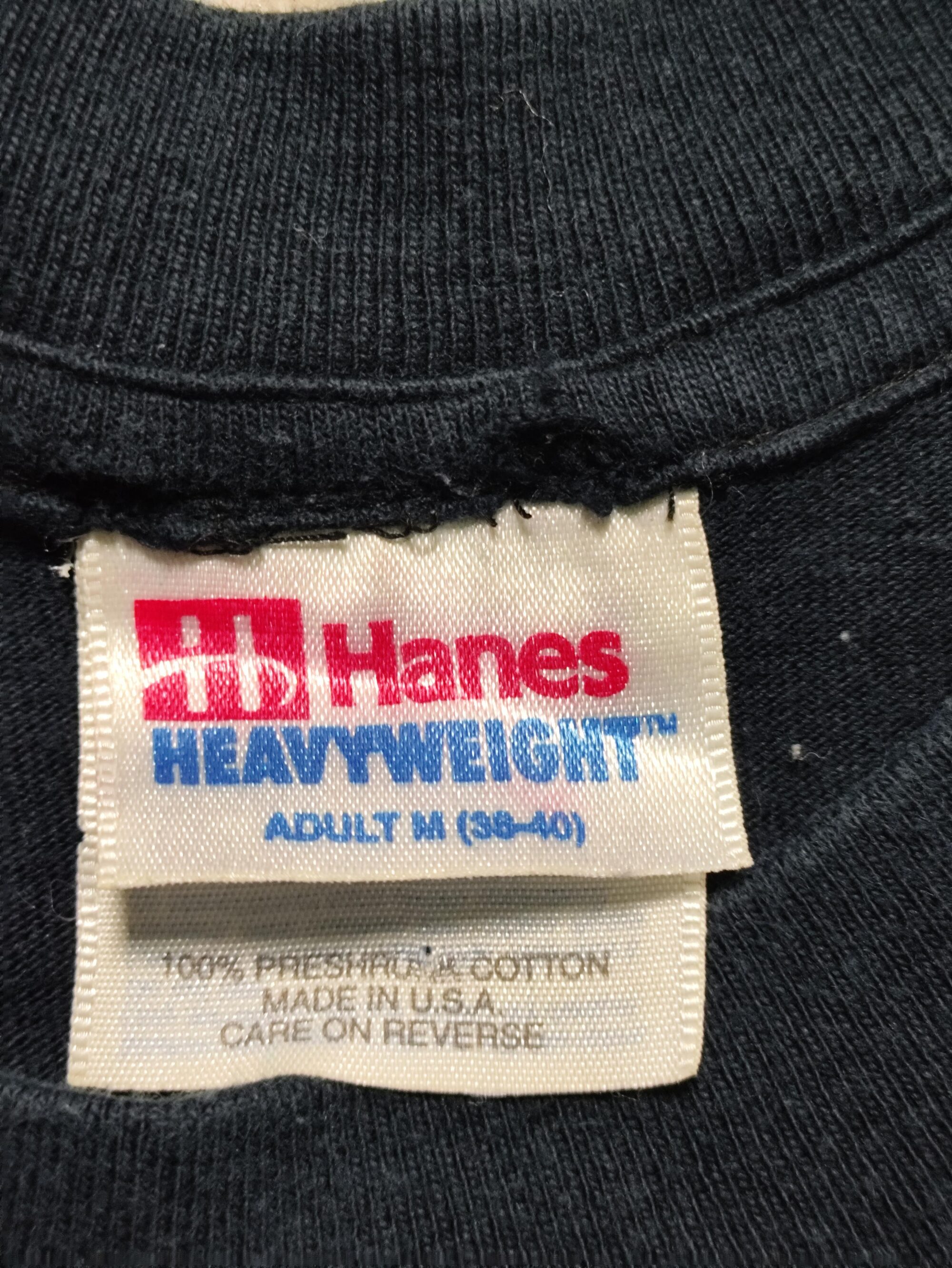 Vintage Blank Tee Hanes Heavyweight - Image 3