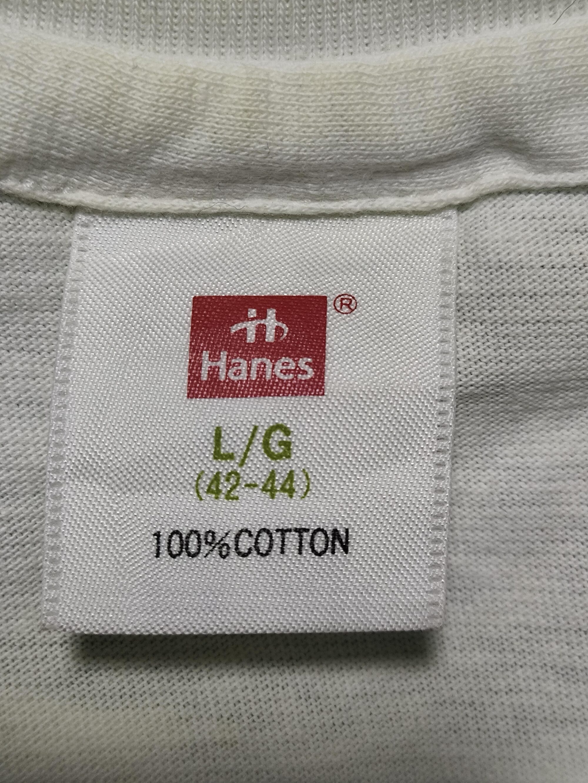 Vintage Blank Tee Hanes White - Image 3