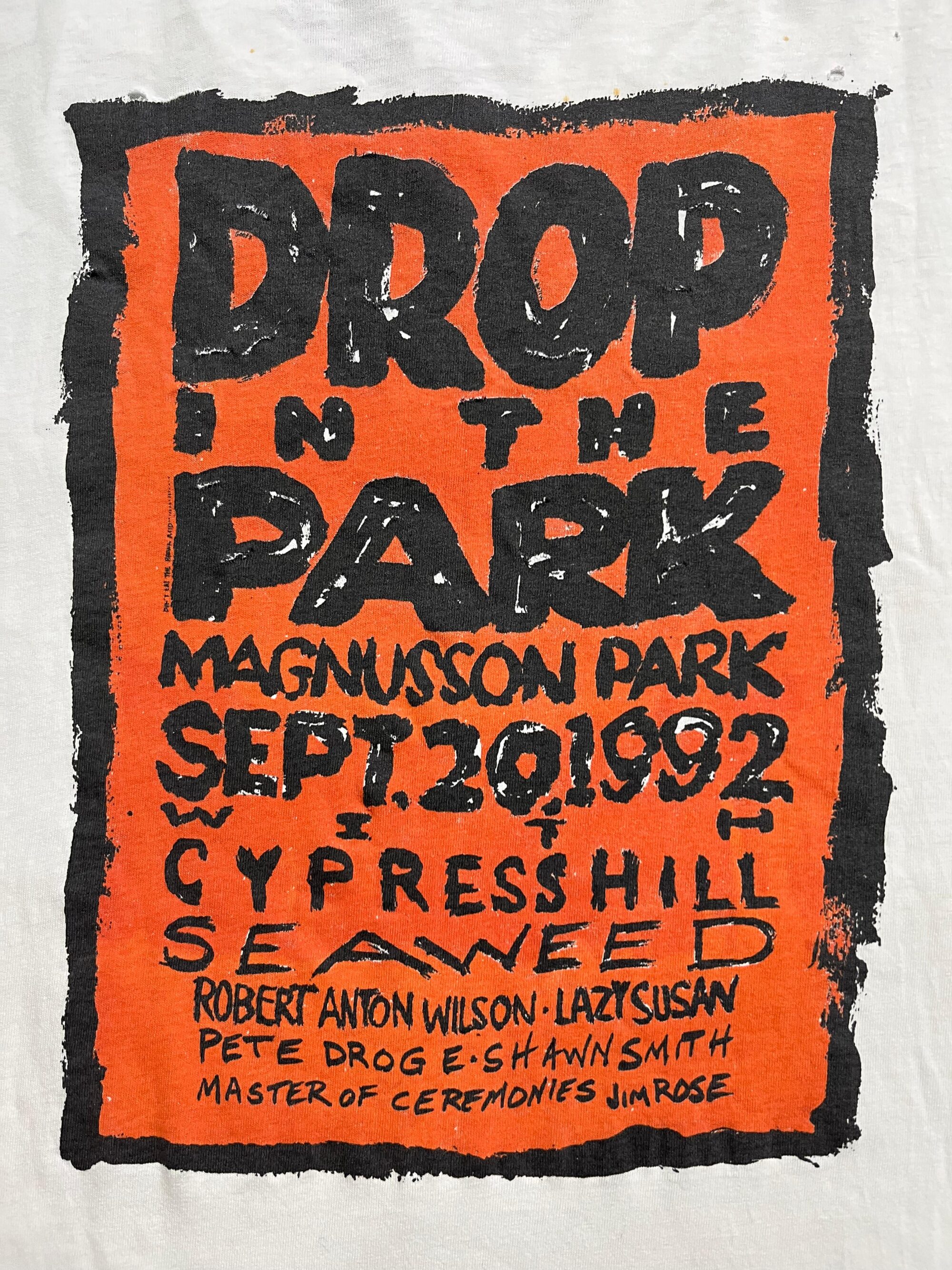 Vintage 1992 Pearl Jam Drop In The Park - Image 4