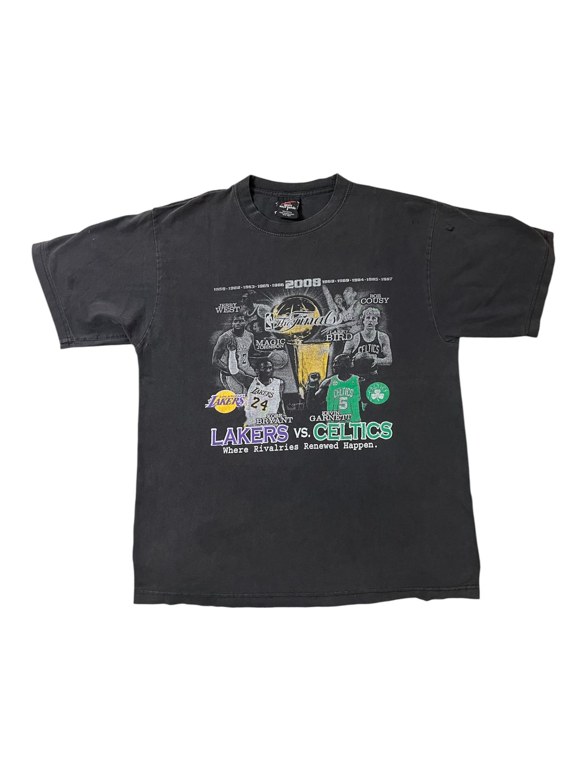 Vintage Y2K LA Lakers Vs Boston Celtic NBA Finals 2008
