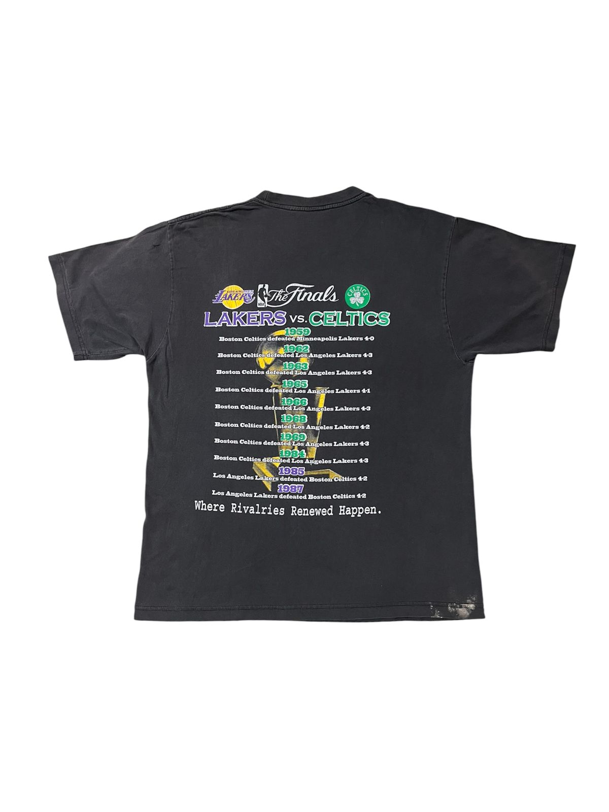 Vintage Y2K LA Lakers Vs Boston Celtic NBA Finals 2008 - Image 2