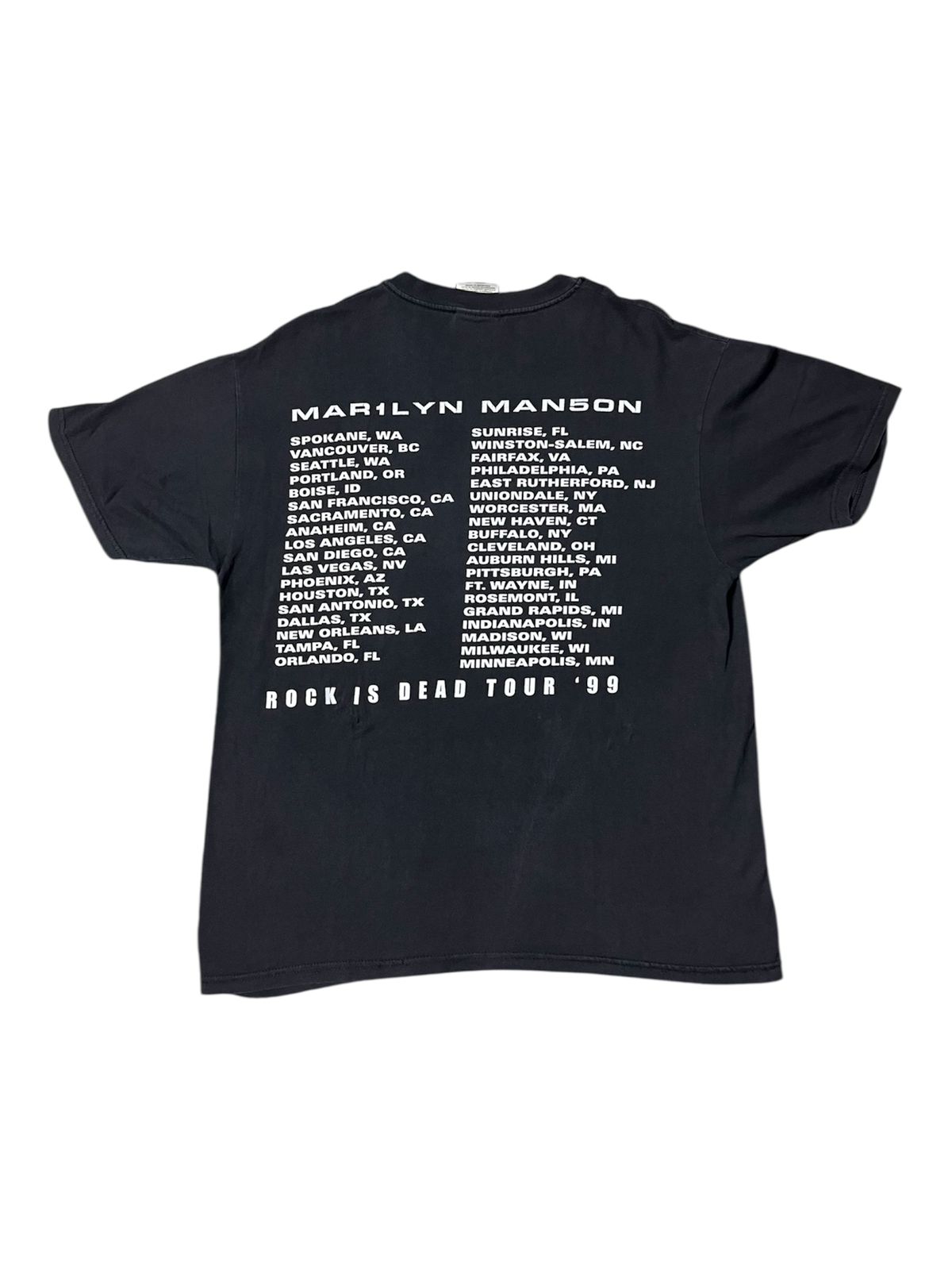 Vintage Marilyn Manson Rock Is Dead 1999 Tour - Image 2